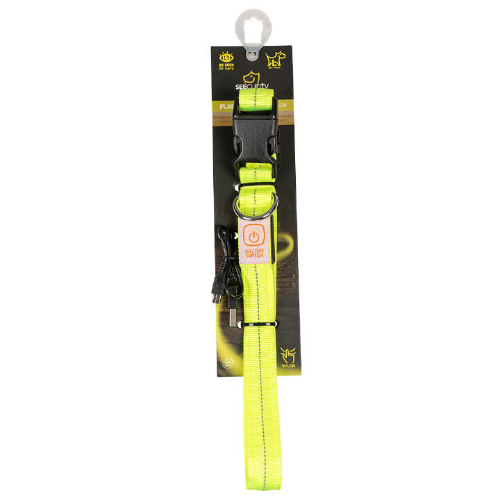 DUVO+ Hunde-Halsband Nylon Flash